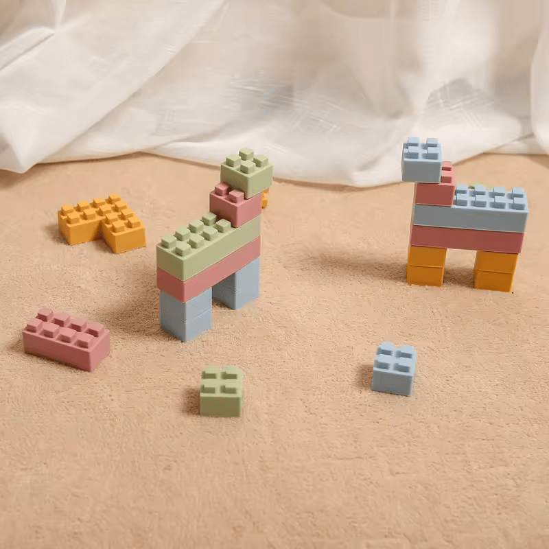 Silicone Building Blocks - Baby Mango