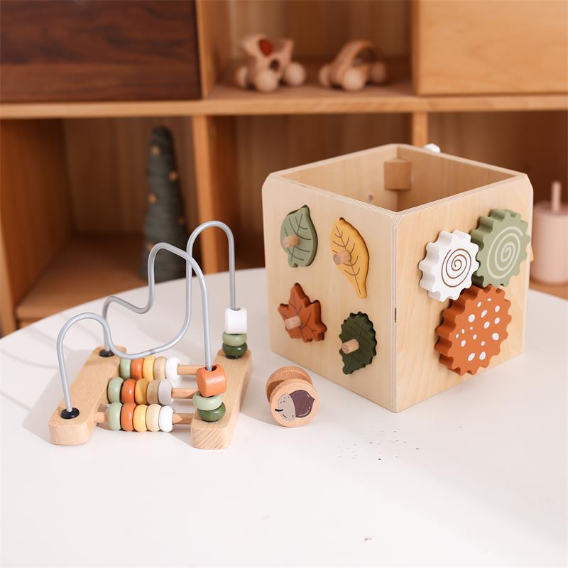 Wooden Activity Cube - Baby Mango