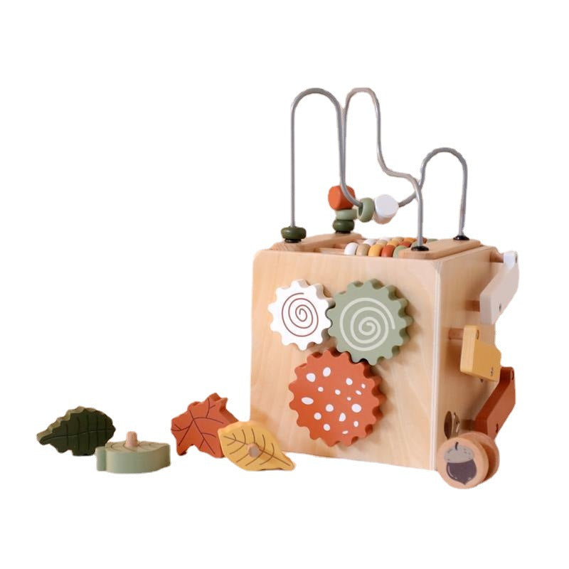 Wooden Activity Cube - Baby Mango